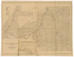 14. U. S. Dept. of Interior. Crow Indian Reservation, Montana, 1910. 78x105cm. Printed.