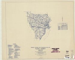 General highway and transportation map of Floyd County, Indiana