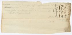 Receipt of payment to Beaumont Parks for the sum of $400, 10 October 1834