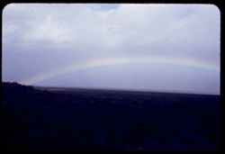 Rainbow seen from US 70 east of Safford Arizona
