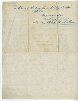 Maclure, William, San Angel to Dr. M. Burroughs, Vera Cruz., 1840 Mar. 9