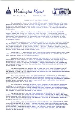 95. Dec 11, 1972: Evaluation of the Apollo Program