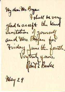 Burke, Robert E., 1910-1913