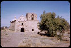 Ruins of church of Tumacacori Mission.