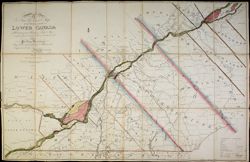 new correct map of the seat of war in Lower Canada