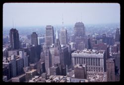 View west from Prudential Bldg.  Chicago