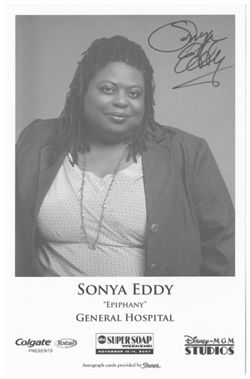 Sonya Eddy portrait [autographed]