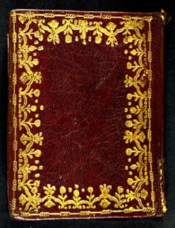 18th cent. Commonplace book of French verse recorded by an unknown writer. A.D.