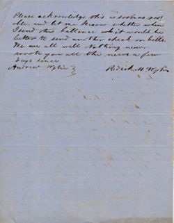 Redick M. Wylie to Andrew Wylie, Jr., 22 December 1857