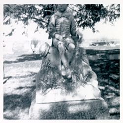Cynthiana KY Cemetery Boy seated