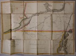 Map of the River St. Lawrence and Adjacent Country from Williamsburg to Montreal from an Original Drawing in the War Department