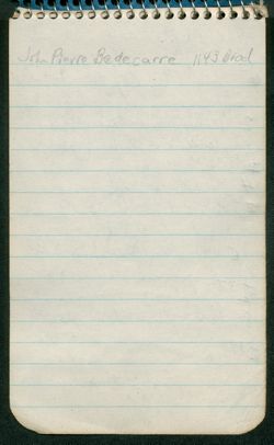 Notebook, April 27, 1958-October 5, 1958
