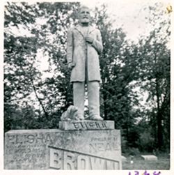 Elisha Neal Brown Statue Mar. 1 1841 - Feb. 25 1916 (Limestone