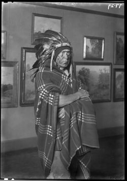 Homer Davisson in Indian costume