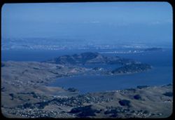 Toward Angel Island and Belvidere from top of Mount Tamalpais