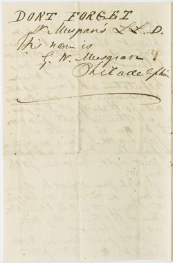 S. W. Musgrave to TAW, 18 June 1862