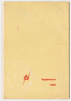 Indiana University Audio-Visual Center: 1968 Supplement (Cumulative) to 1965 Catalog, Educational Motion Pictures, 1968