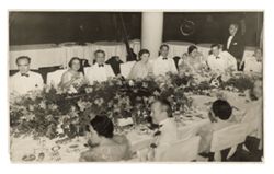 Roy W. Howard at inauguration of President Quezon
