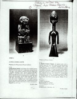 Kissi Stone Figures, undated