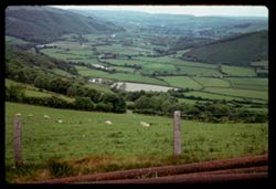 Valley of the Rheidol view north from A 44 Cardiganshire WALES