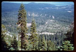 View north from Echo Summit - Sierra Nevada.