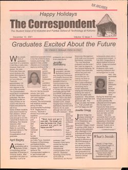 Thumbnail for 2001-12-10, The Correspondent