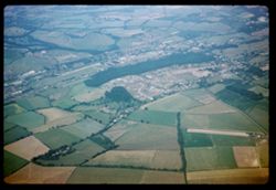 English fields N.W. of London about 10 mins. out of Airport via Boeing 707