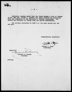 Booker Washington Agricultural and Industrial Institute of Liberia - Board Minutes, 1946-1950