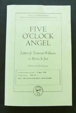 Five O'Clock Angel  Alfred A. Knopf: New York,