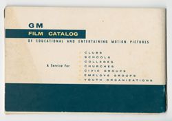 General Motors: Motion Picture Catalog (19th edition), 1959-1960