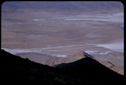 West across floor of Death Valley from Dante's View atop Black Mtns.
