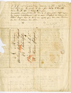 [Monsieur] GÉNÉRAT, Rue de Seze Maison Fuchet No 159, aux Broteaux de Lyon, [France]. To [Marie D.] FRETAGEOT, Philadelphia., 1825 Jan. 17