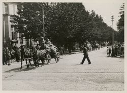 Wagons on the streets of Gotha