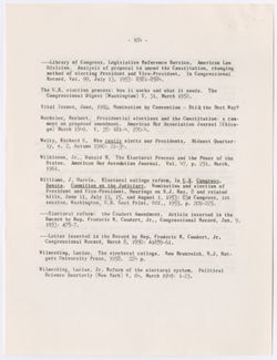 Resources - "Proposals to Reform Our Electoral System" (Library of Congress Legislative Reference Service), Oct 1963