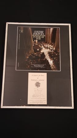 Concert for Peace Record Cover and Program