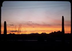 Sunset Tucson Mtns.