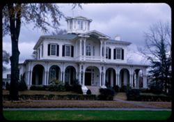 Tuscaloosa white house with cupola and many arches