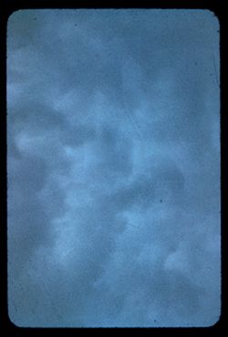 Dark cloud mass above Owens Valley near Bishop
