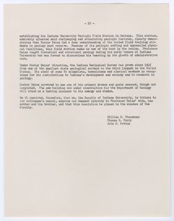 Memorial Resolution for Charles F. Deiss, ca. 29 September 1959