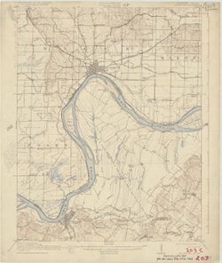Kentucky-Indiana Uniontown quadrangle [1929 without vegetation]