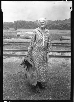 Mrs. J.F. Reed, postmistress at Alpine