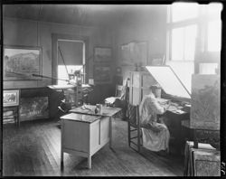 Griffith in his studio