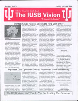 2006-04-18, The IUSB Vision