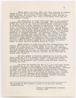 04: Abstract of Teaching Associate Study, ca. 20 October 1964