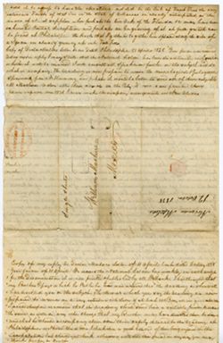 Maclure, Alexander, New Harmony to William Maclure, Mexico., 1838 Oct. 12
