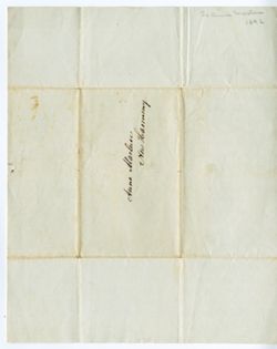 Haines, Jane B., Germantown to Anna Maclure, New Harmony., 1842 Mar. 5