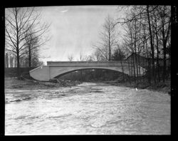 The new bridge over the stream near Dupont