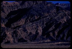 North end of Tucki Mtn seen from Calif. Hwy 190 near Stovepipe Wells in late afternoon Death Valley