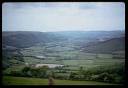 Valley of the Rheidol north from Hwy A 44 Cardiganshire WALES