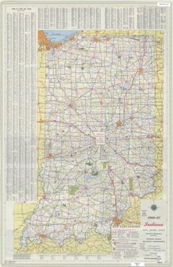 1966-67 Indiana state highway system